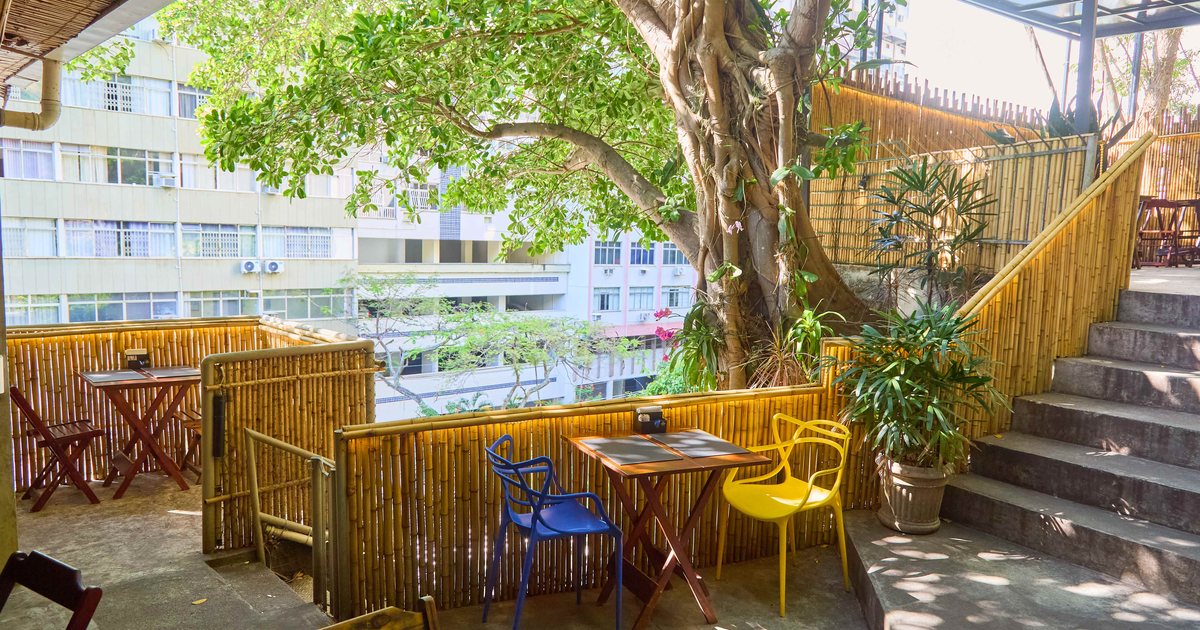 Festa de aniversário ao ar livre no Terraço Icaraí, em Icaraí, Niterói