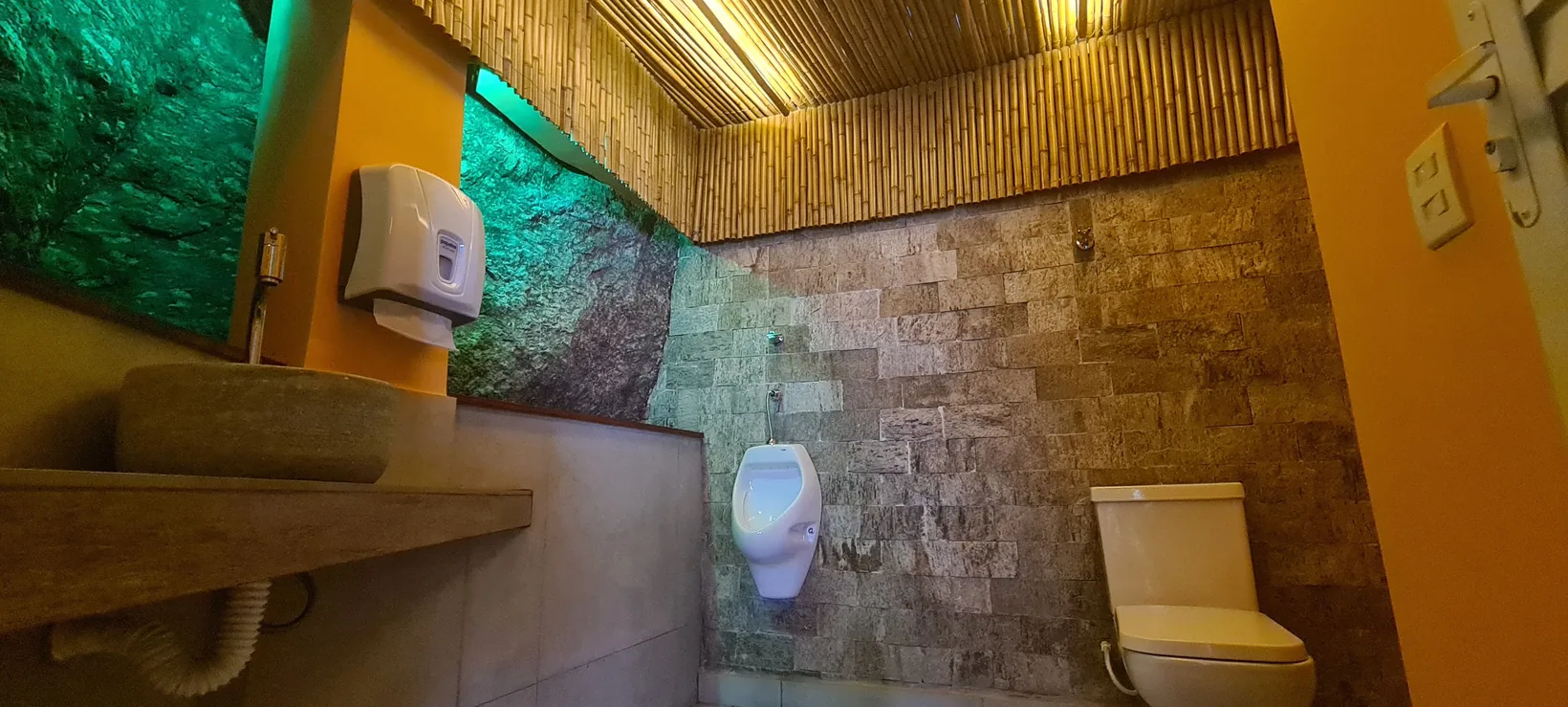 Banheiro do Terraço Icaraí, espaço para eventos em Niterói